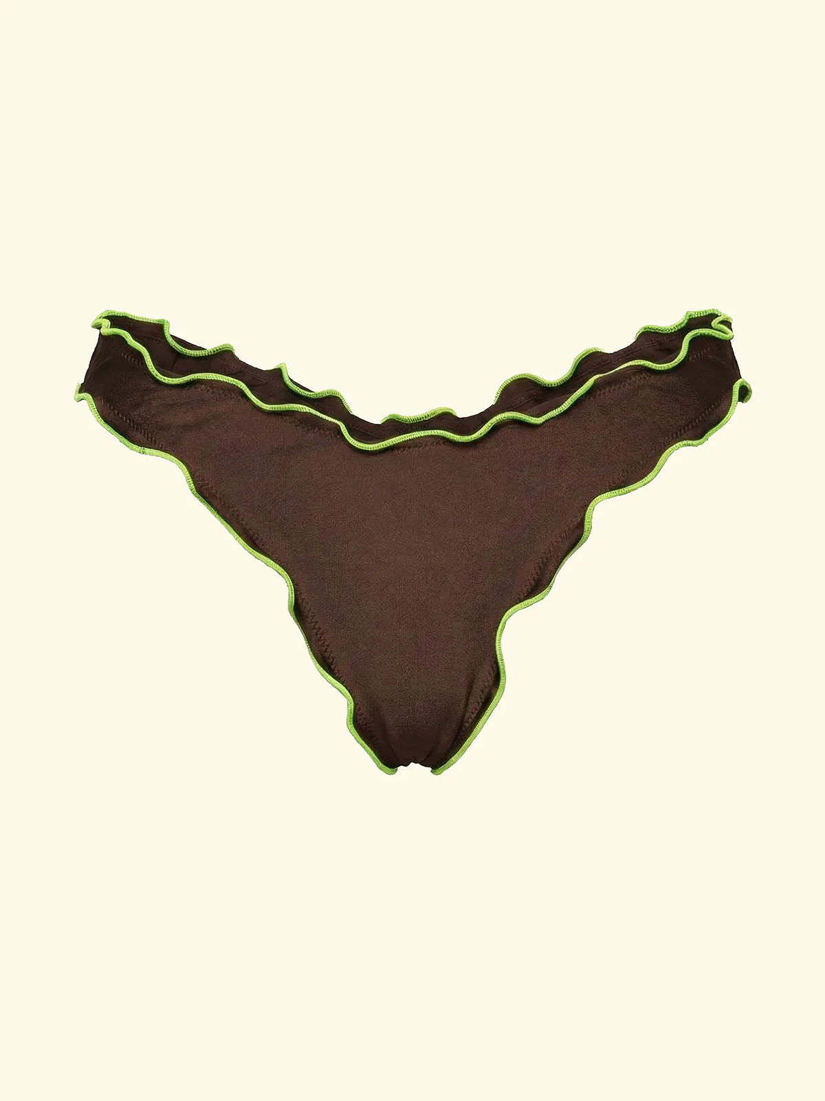 Slip Americano Fisso Donna F**K Marrone SW1921-BN - Image 3