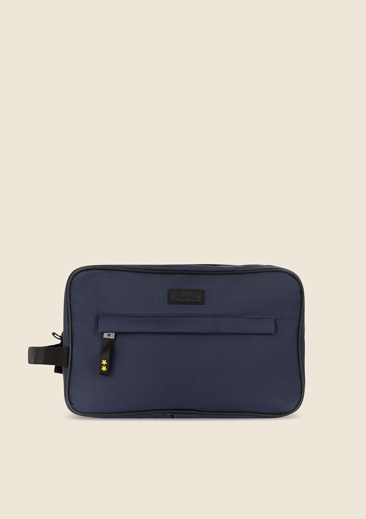 Beauty Bag Canvas Unisex F**K Blu U01AU93-BU