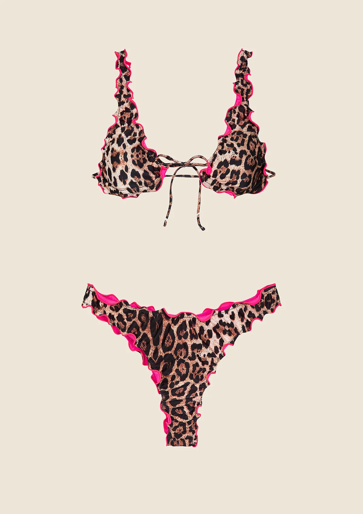 Bikini Donna F**K Triangolo alto con Slip Americano Fisso Fantasia 0522-X23 - Image 3