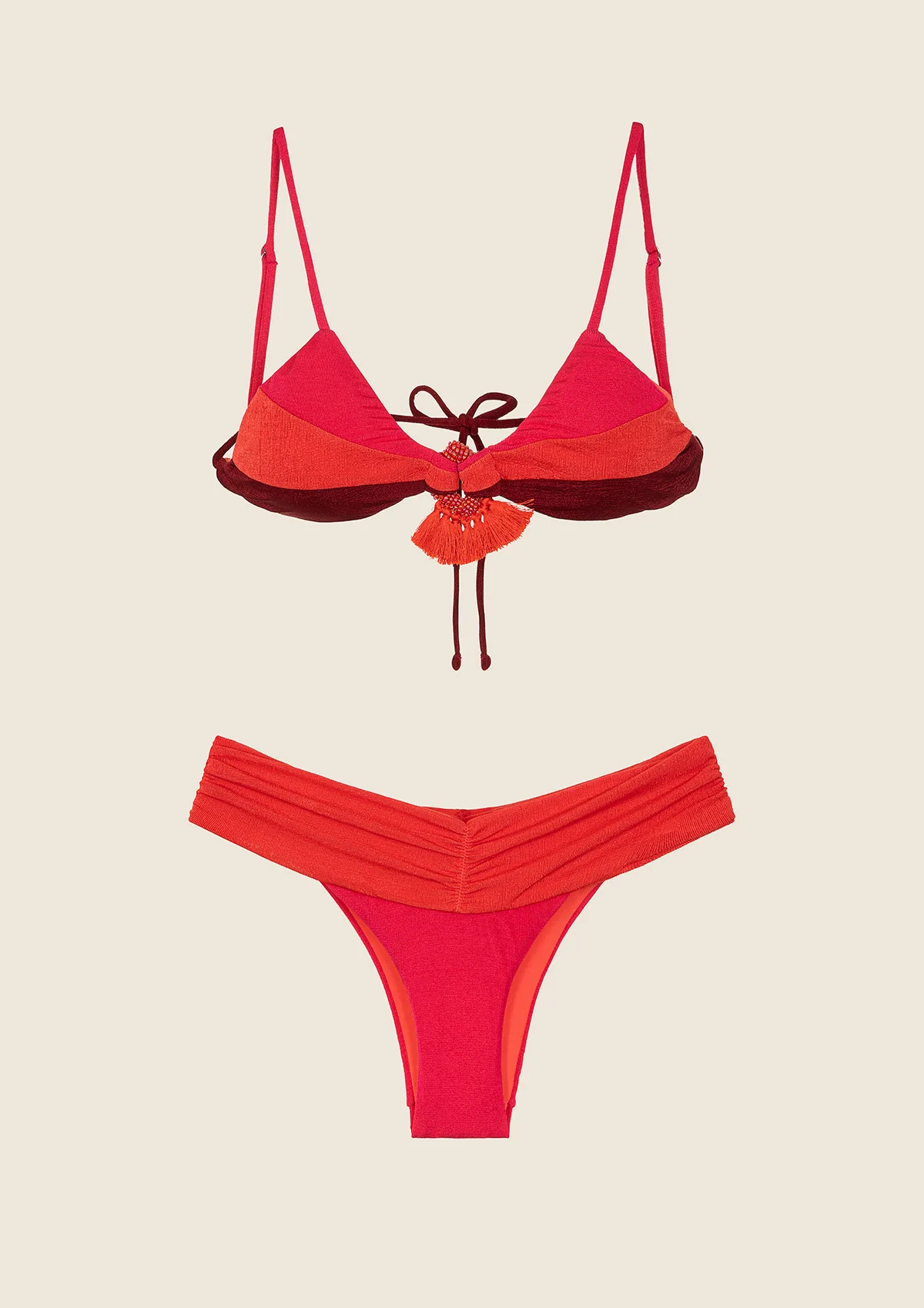 Bikini Donna F**K Triangolo con Slip Americano Fisso Fantasia 0750-FX - Image 3