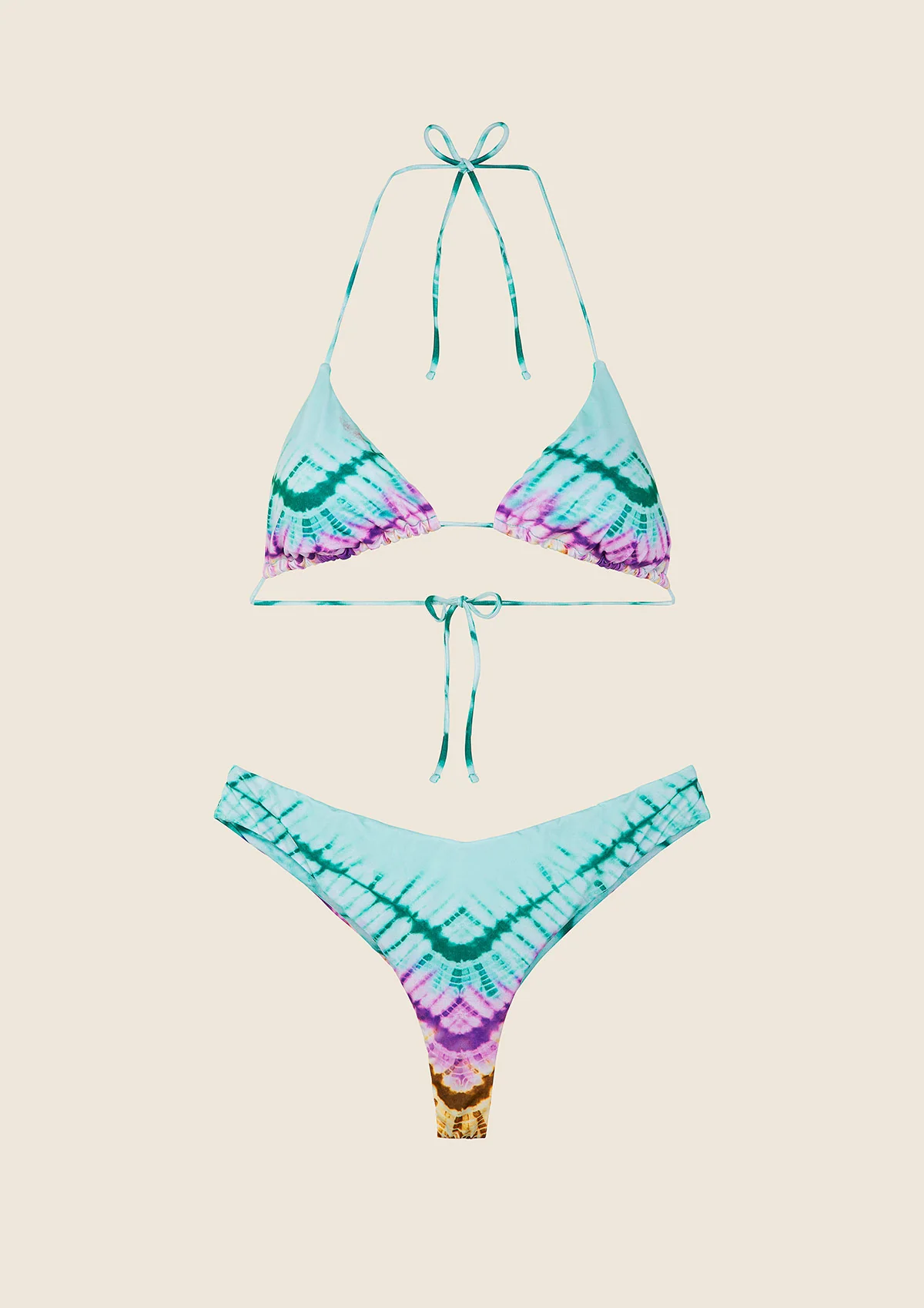 Bikini Donna F**K Triangolo con Slip Americano Fisso Fantasia 2114-X10 - Image 3