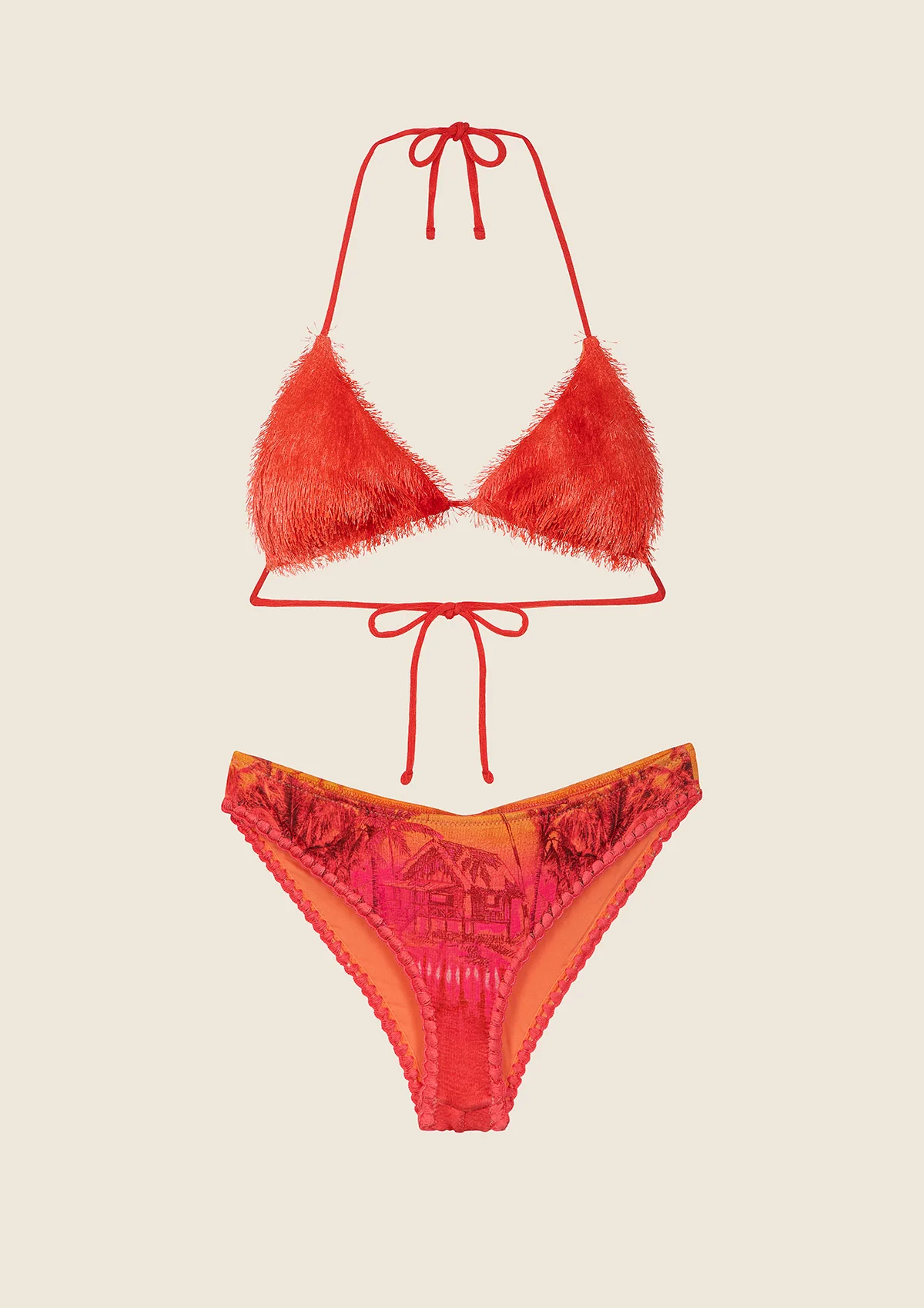 Bikini Donna F**K Triangolo con Slip oulotte Fantasia 0740-X17 - Image 3