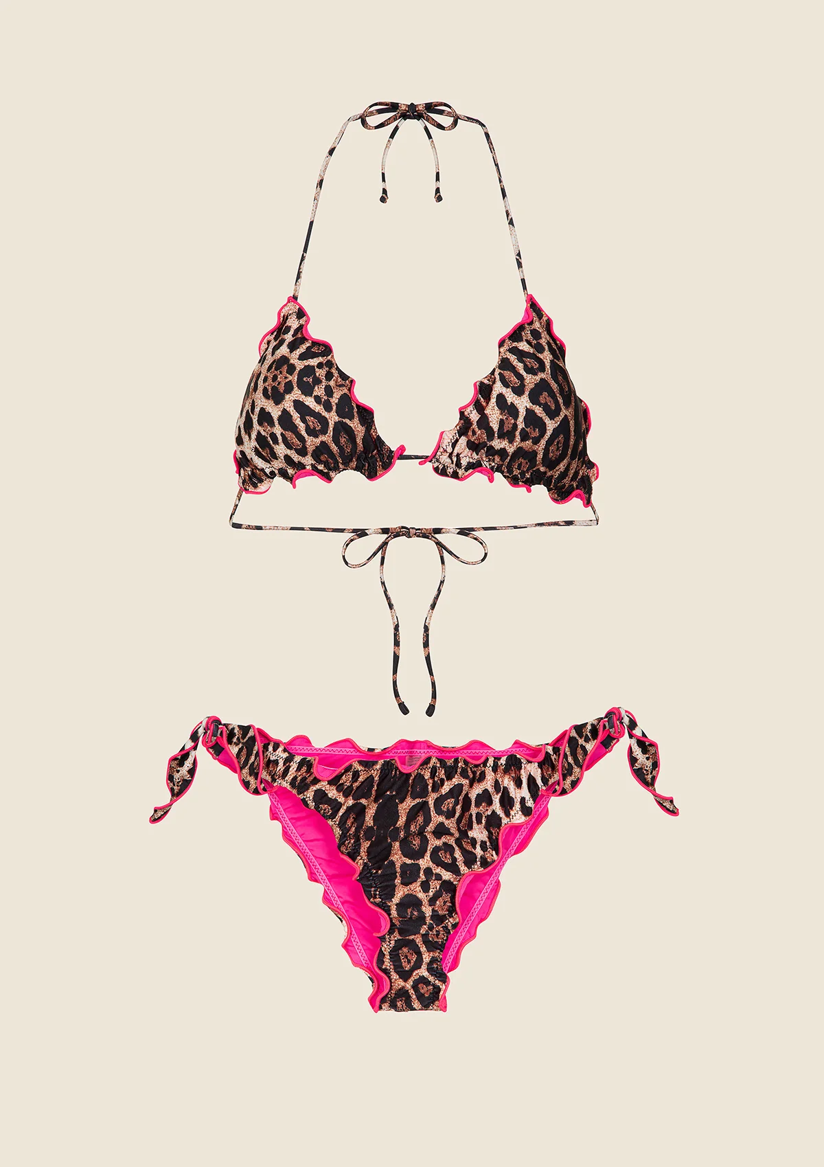 Bikini Donna F**K Triangolo con Slip Regolabile Fantasia 0520-X23 - Image 3