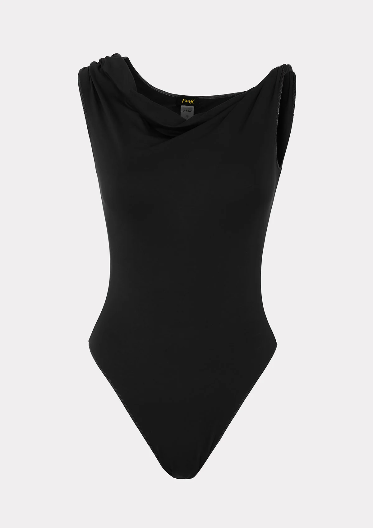 Body Donna F**K  Nero W0603-BK - Image 4