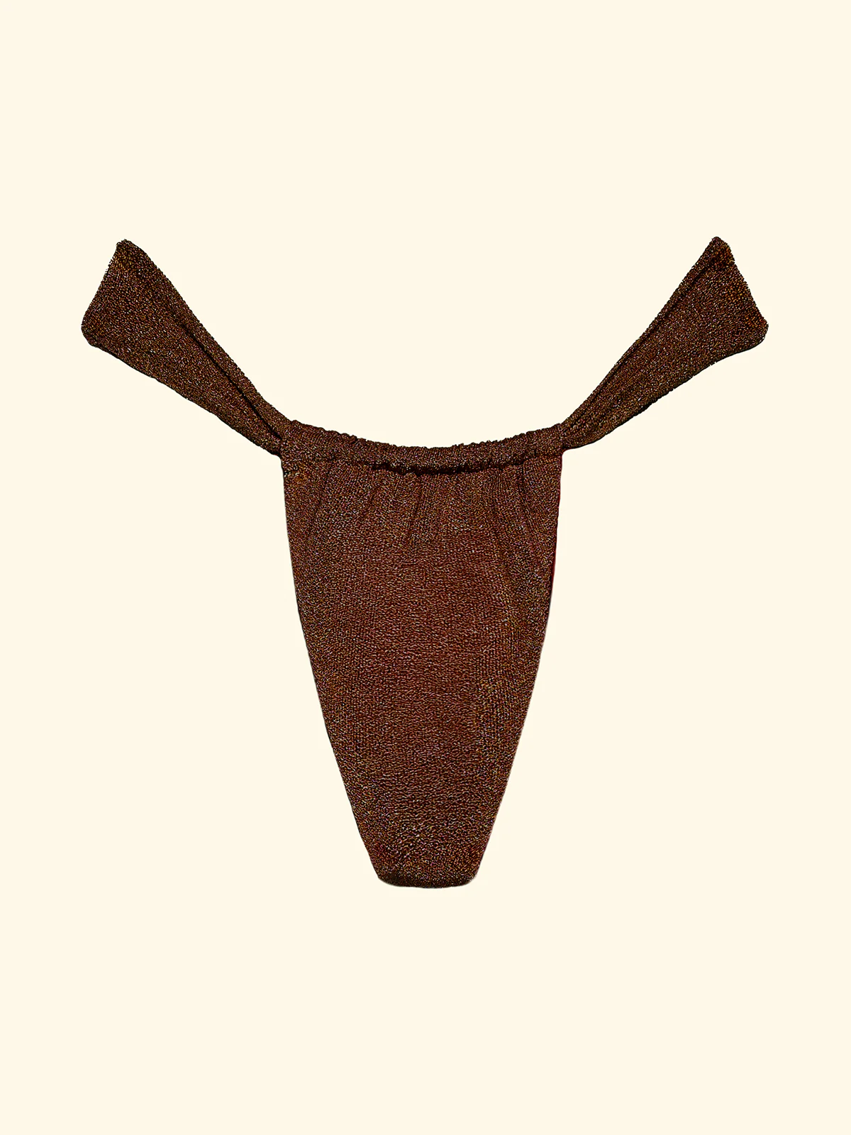Slip Brasiliano Fisso Donna F**K Marrone SW1141-BN - Image 3