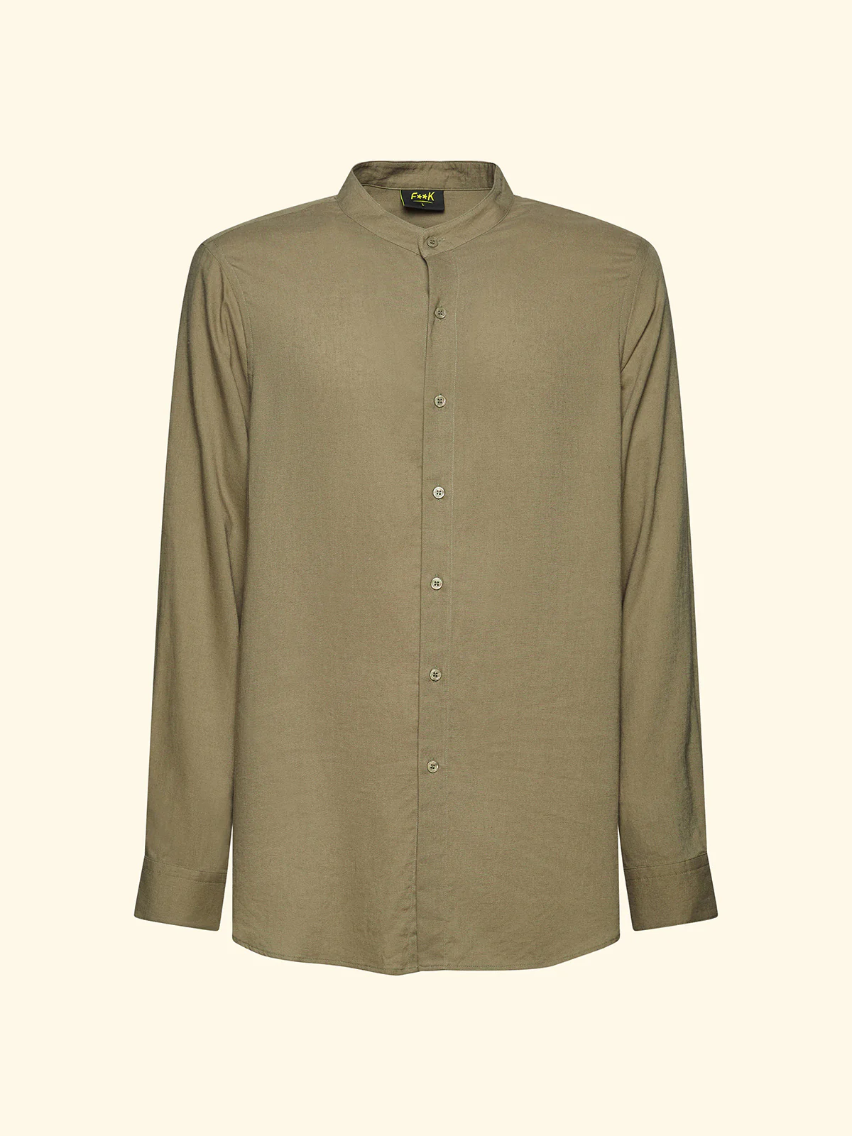 Camicia Uomo F**K Verde Militare SM7001-MG - Image 3