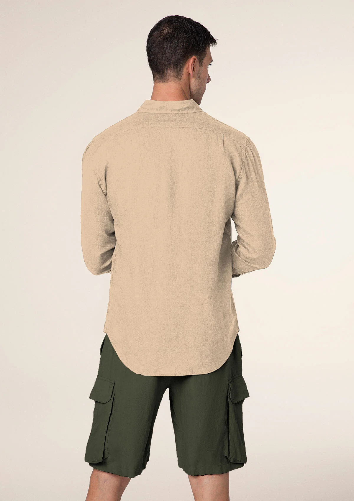 Camicia Uomo F**K Beige M01CL40-BG - Image 2