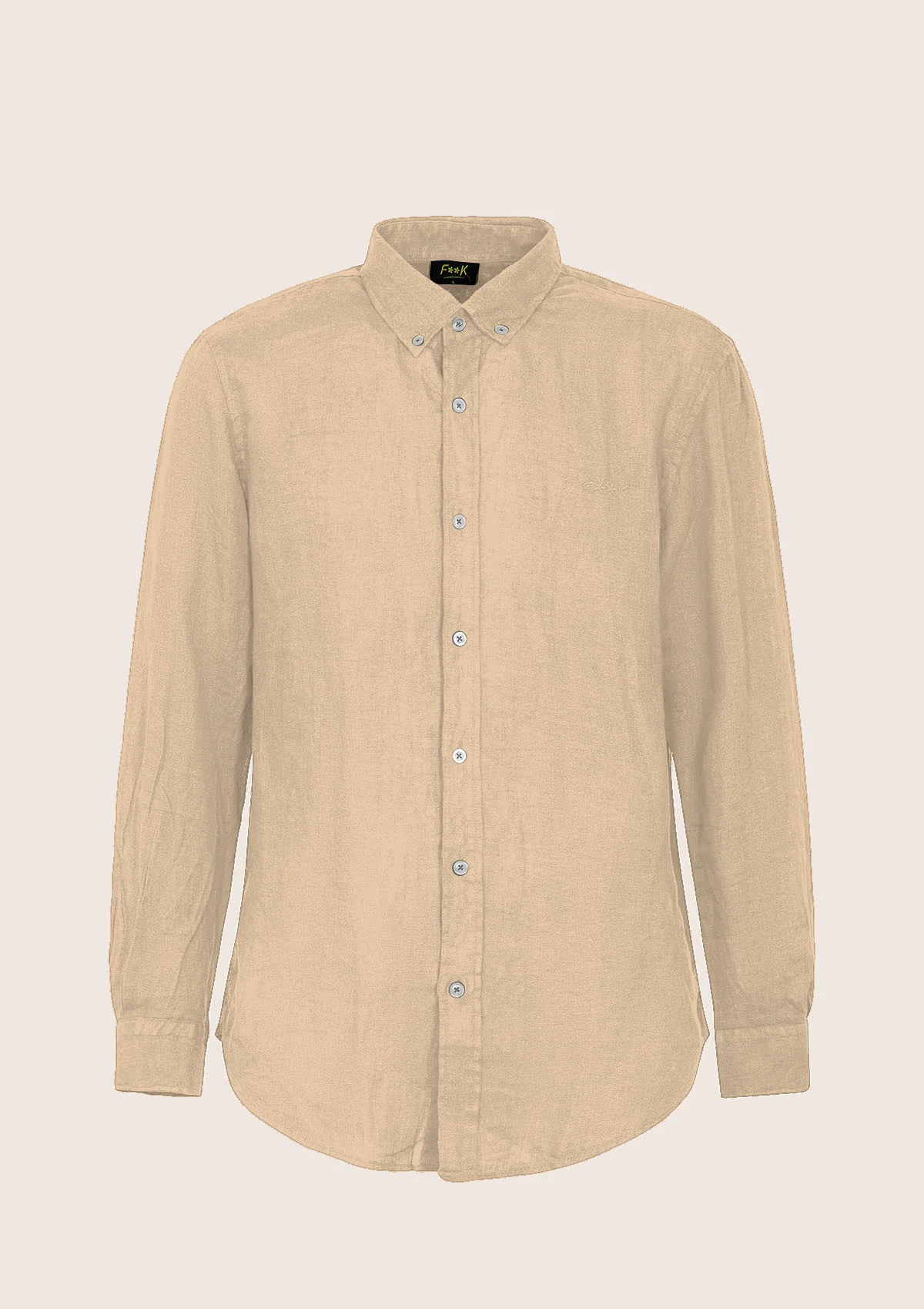 Camicia Uomo F**K Beige M01CL40-BG - Image 3