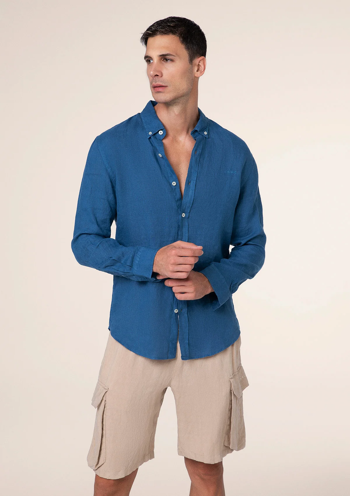 Camicia Uomo F**K Blu M01CL40-BU