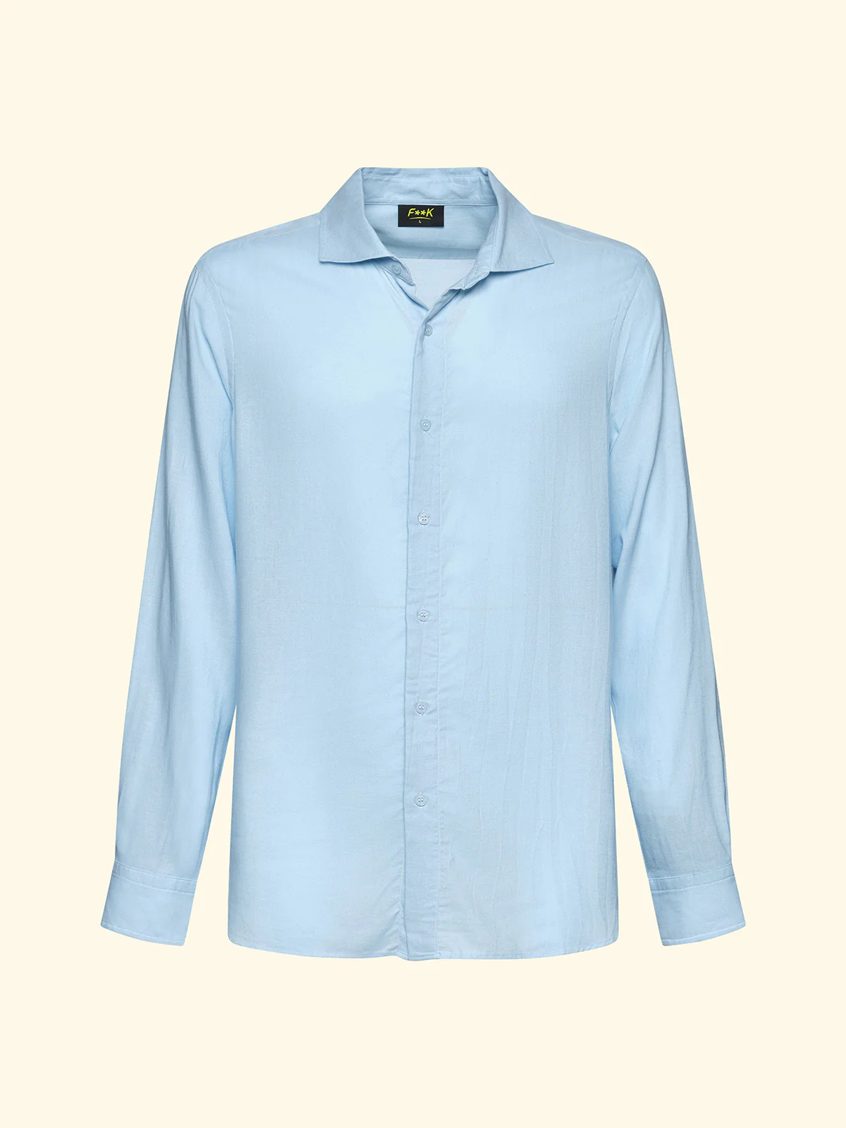 Camicia Uomo F**K Celeste SM7000-CL - Image 3