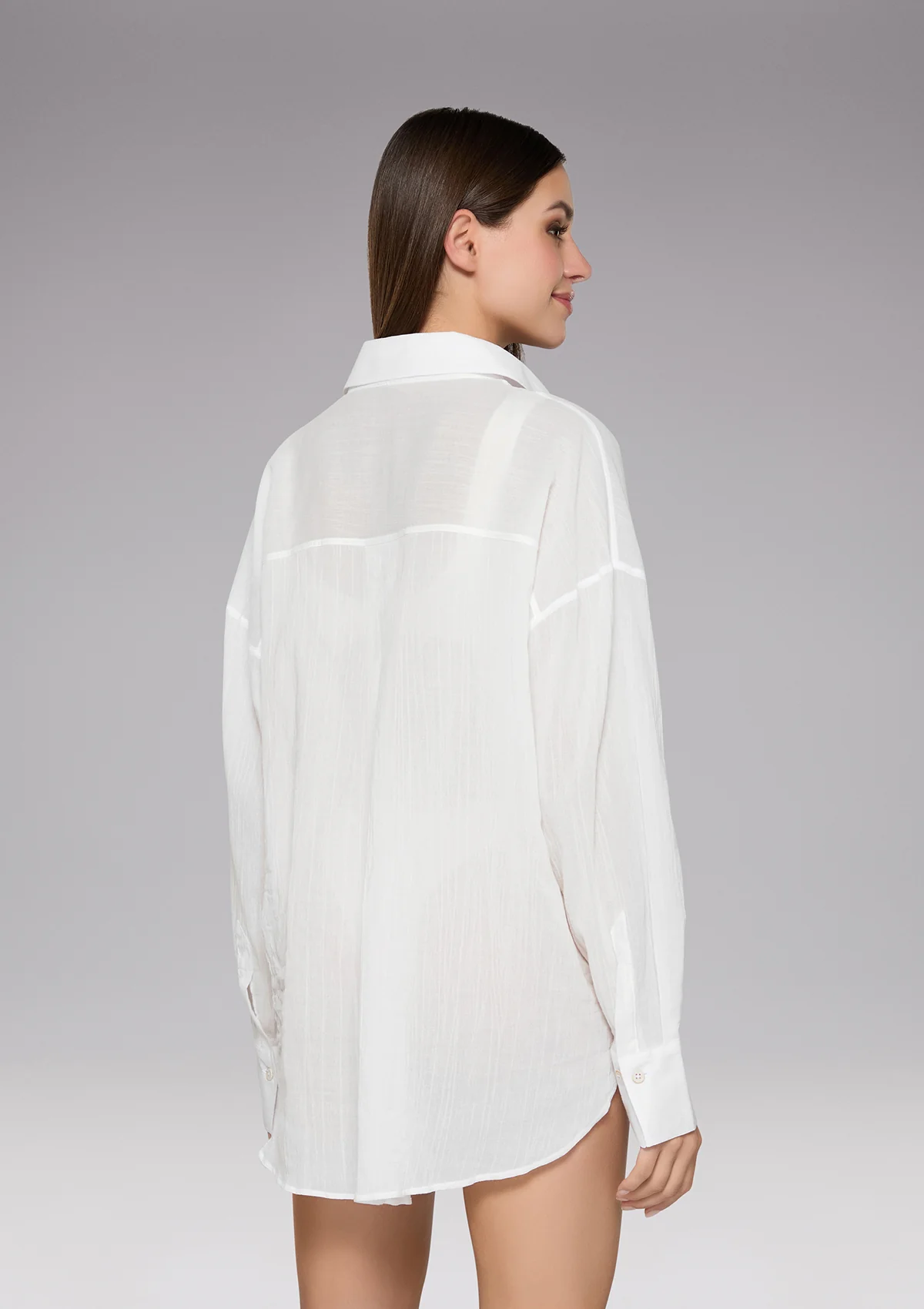 CAMICIA DONNA MANICA LUNGA CLEAR - Image 2