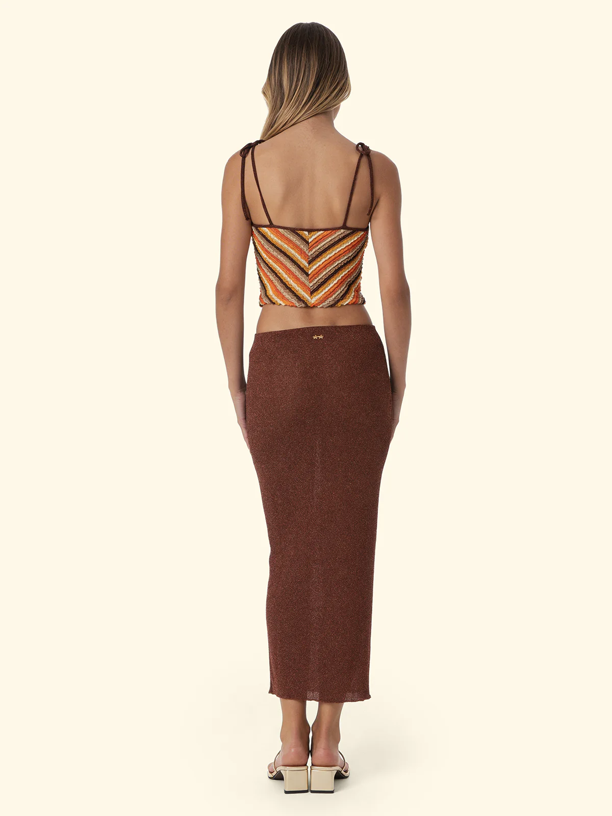 Canotta Donna F**K Marrone SW0756-BN - Image 2