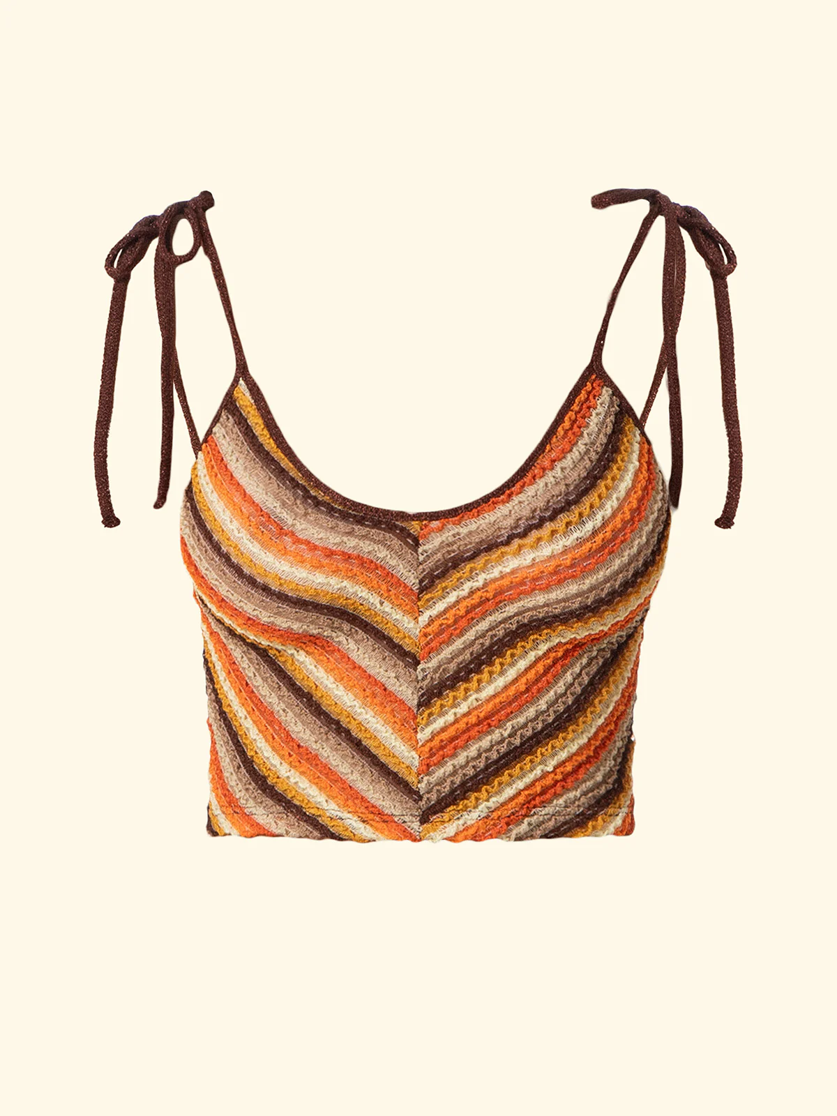Canotta Donna F**K Marrone SW0756-BN - Image 3
