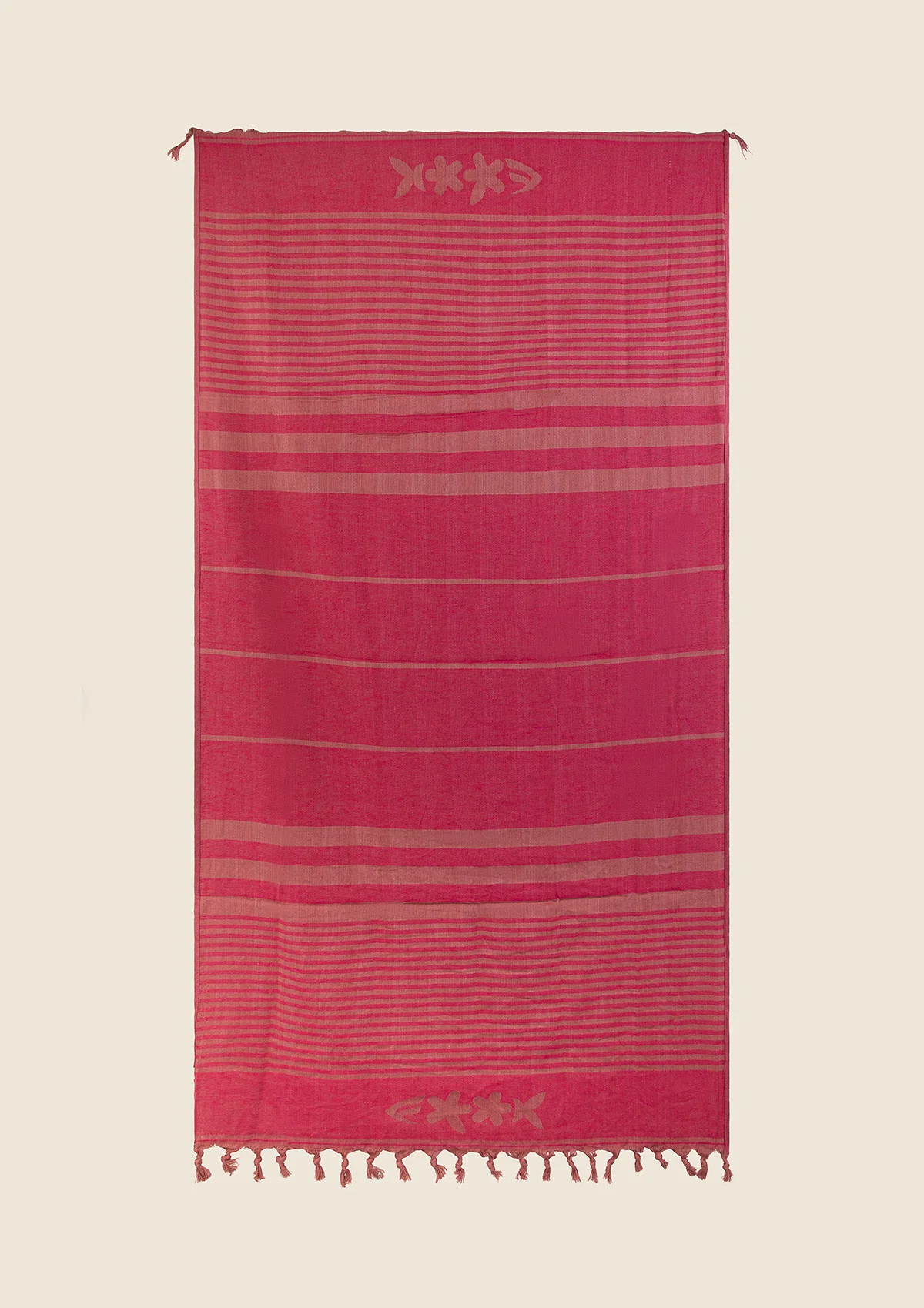 Telo Mare Fouta Donna F**K Corallo A160-CR - Image 2
