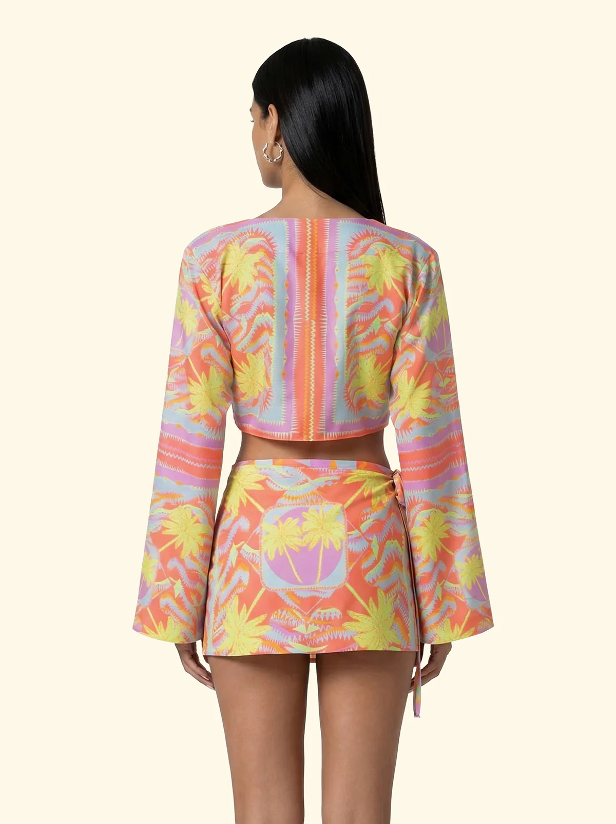 Crop Top manica lunga Donna F**K Fantasia SW0336-X26 - Image 3
