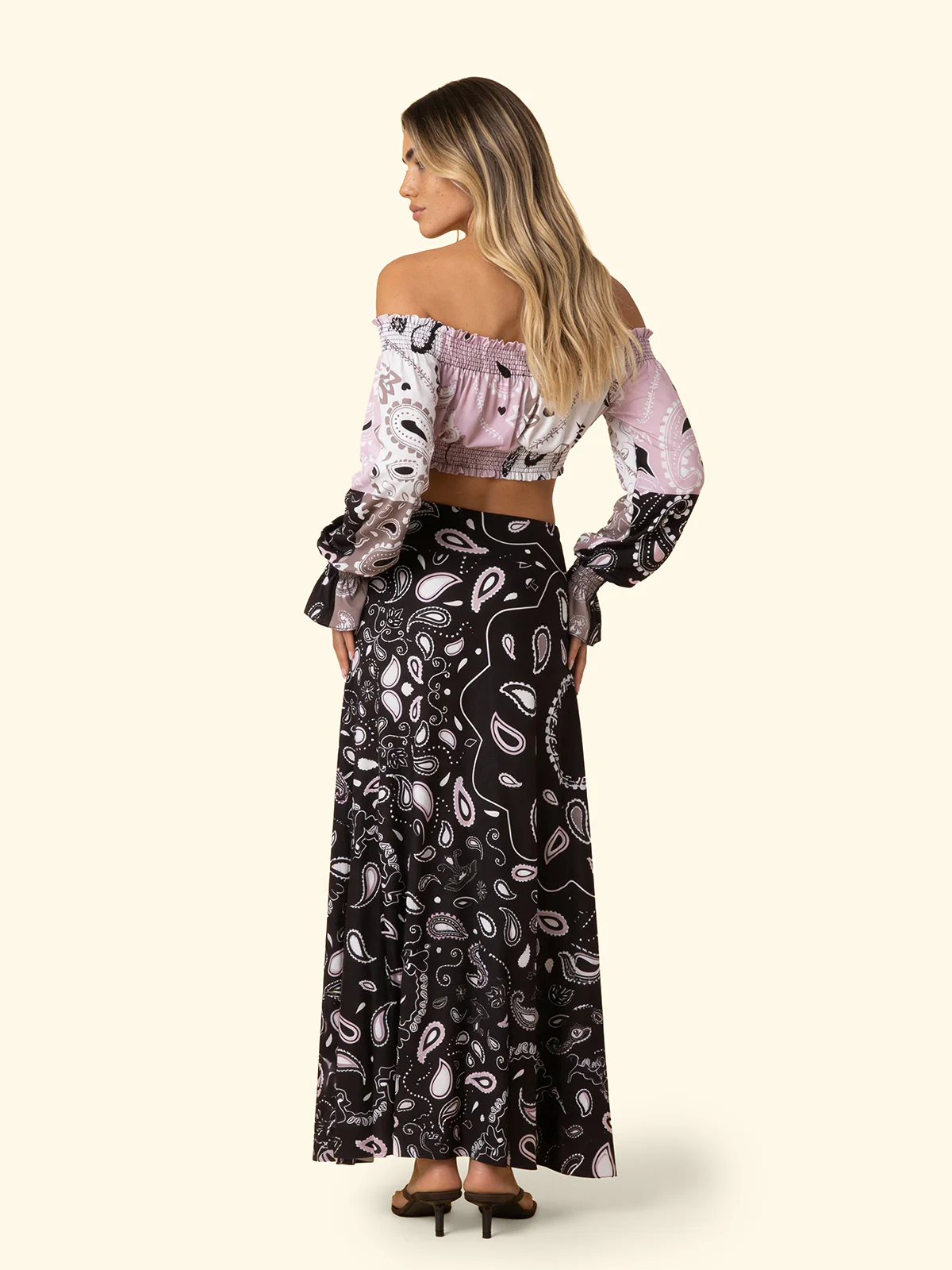 Crop Top Manica Lunga Donna F**K Fantasia SW0517-X55 - Image 2
