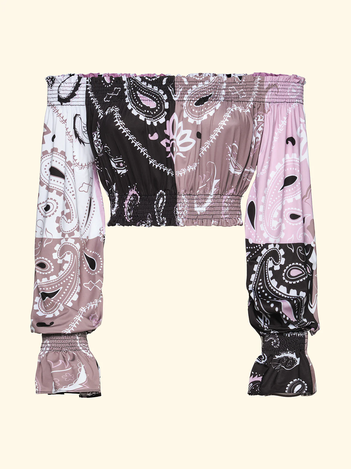 Crop Top Manica Lunga Donna F**K Fantasia SW0517-X55 - Image 3