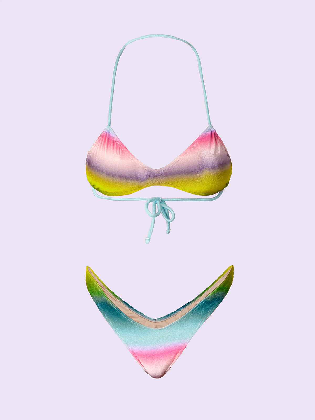 Bikini Donna F**K Crazy Fascia con Slip Americano Fisso Fantasia SW0201-X11 - Image 3