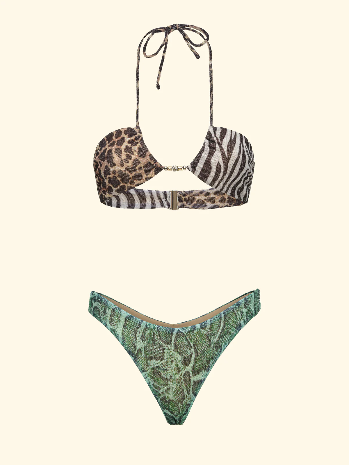 Bikini Donna F**K Fascia con Culotte Fissa Fantasia SW0142-X10 - Image 3
