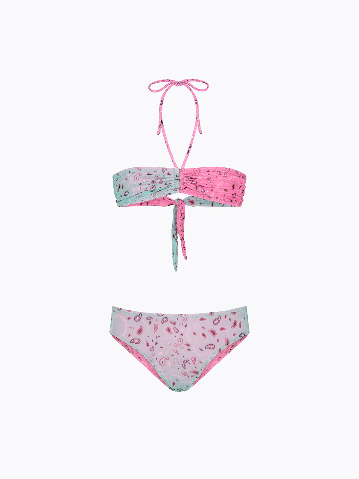 Bikini Bambina F**K Fascia con Slip Fisso Fantasia SG0661-X90