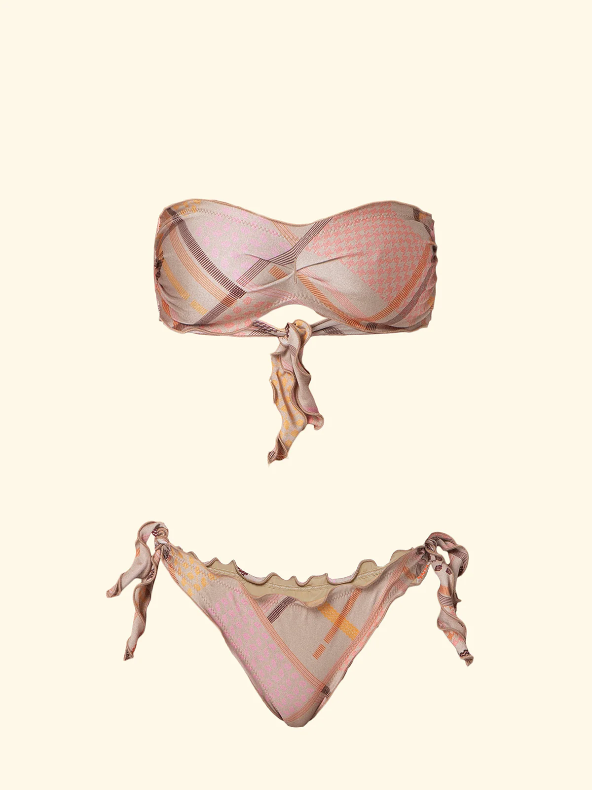 Bikini Donna F**K Fascia con Slip Regolabile Fantasia SW2607-X69 - Image 3