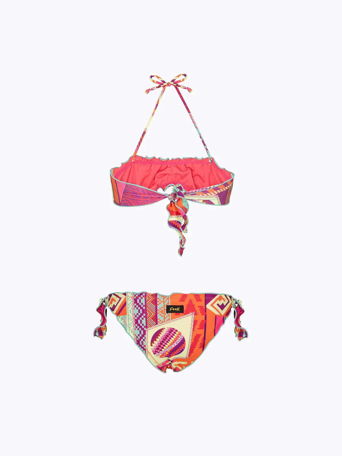 Bikini Bambina F**K Fascia con Slip Regolabile Fantasia SG0231-X13 - Image 2