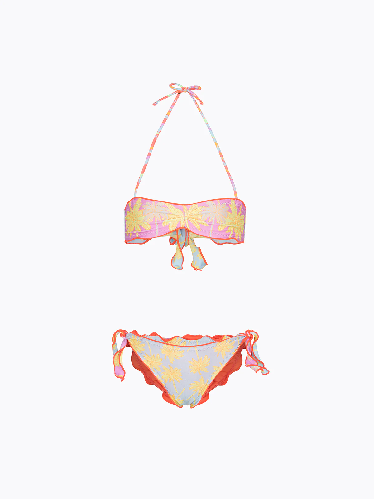 Bikini Bambina F**K Fascia con Slip Regolabile Fantasia SG0341-X35