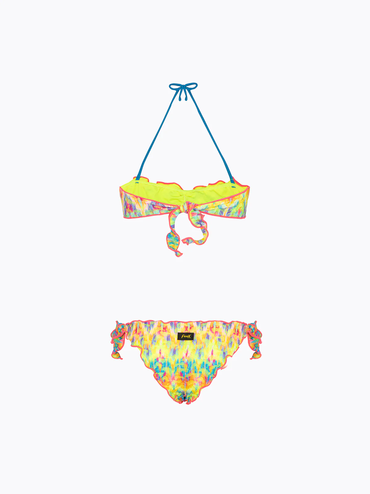 Bikini Bambina F**K Fascia con Slip Regolabile Fantasia SG0651-X88 - Image 2