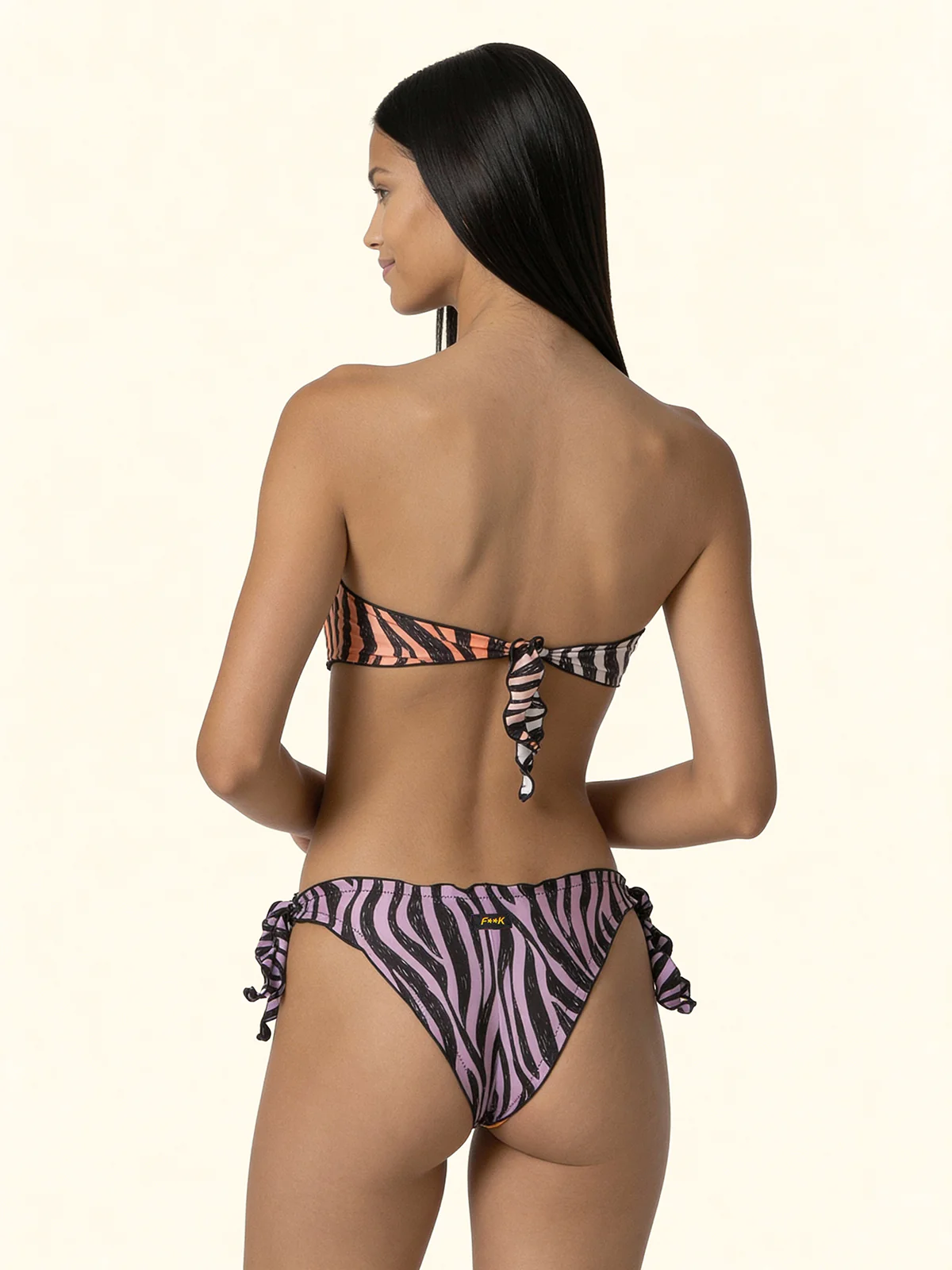 Bikini Donna F**K Fascia con Slip Regolabile Fantasia SW2601X10 - Image 2