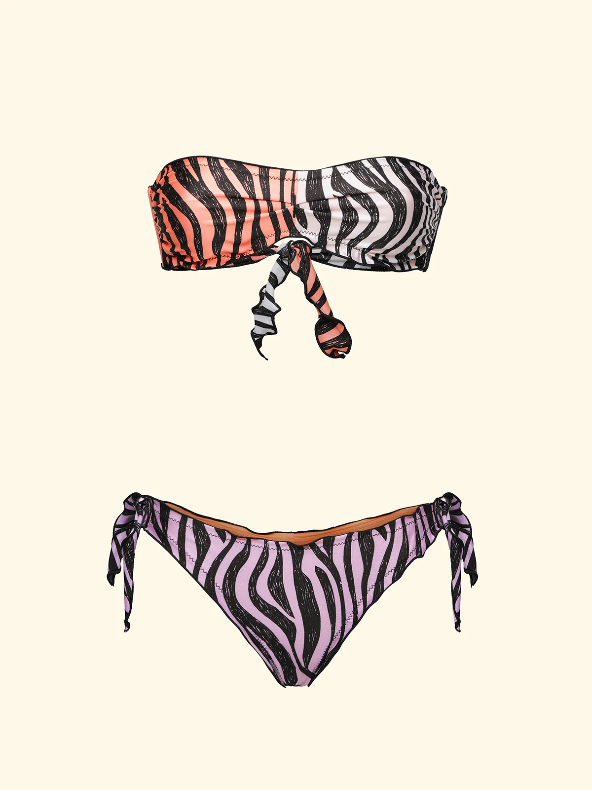 Bikini Donna F**K Fascia con Slip Regolabile Fantasia SW2601X10 - Image 3