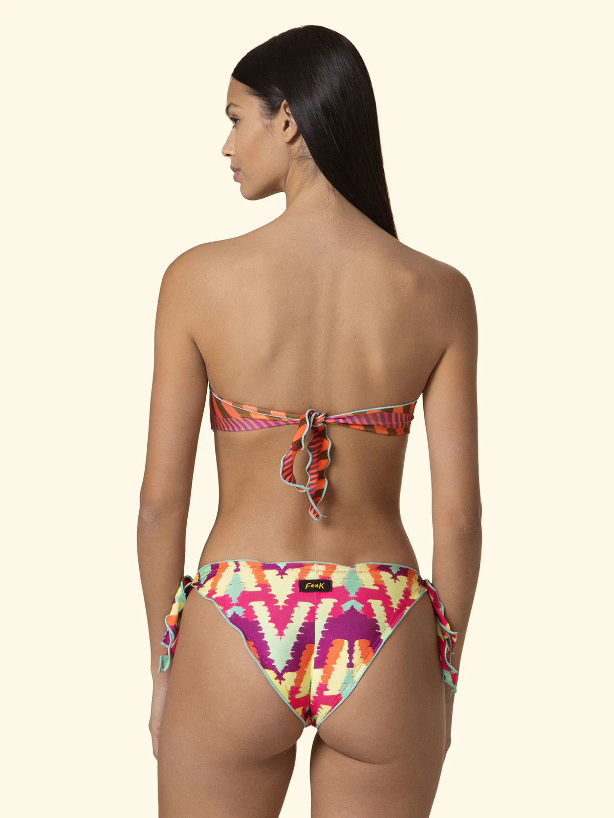 Bikini Donna F**K Fascia con Slip Regolabile Fantasia SW2602-X20 - Image 2