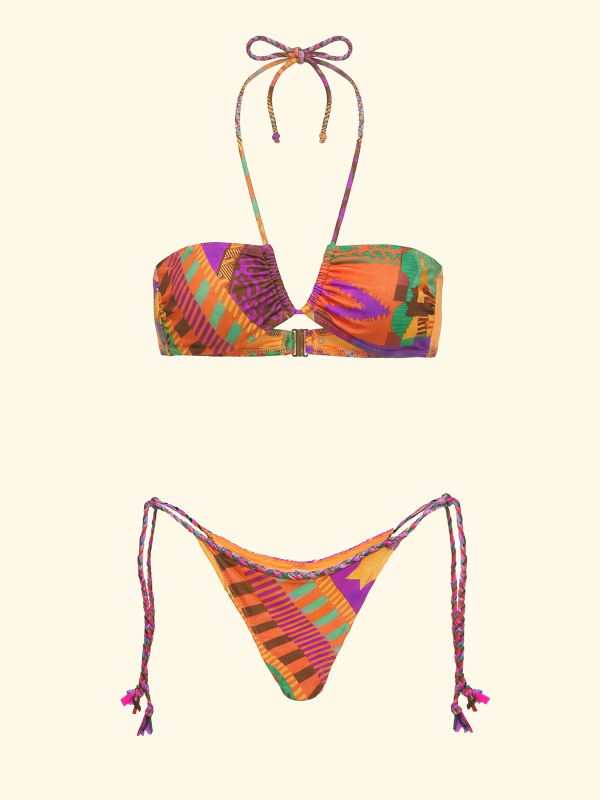 Bikini Donna F**K Fascia con Slip Regolabile Fantasia SW0221-X11 - Image 3