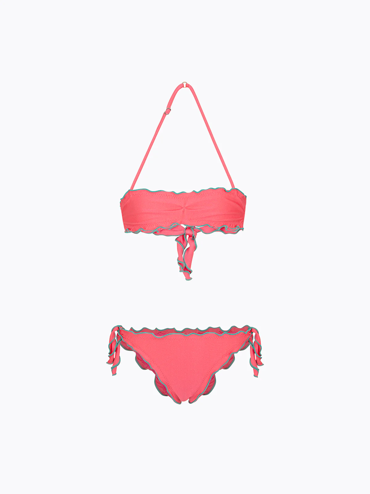 Bikini Bambina F**K Fascia con Slip Regolabile Fucsia SG0531-FX