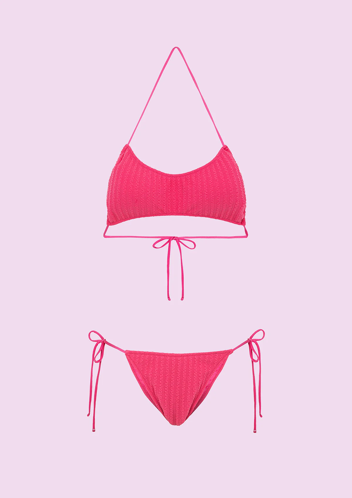 Bikini Donna F**K Fascia con Slip Regolabile Fucsia SWC011-FX - Image 4