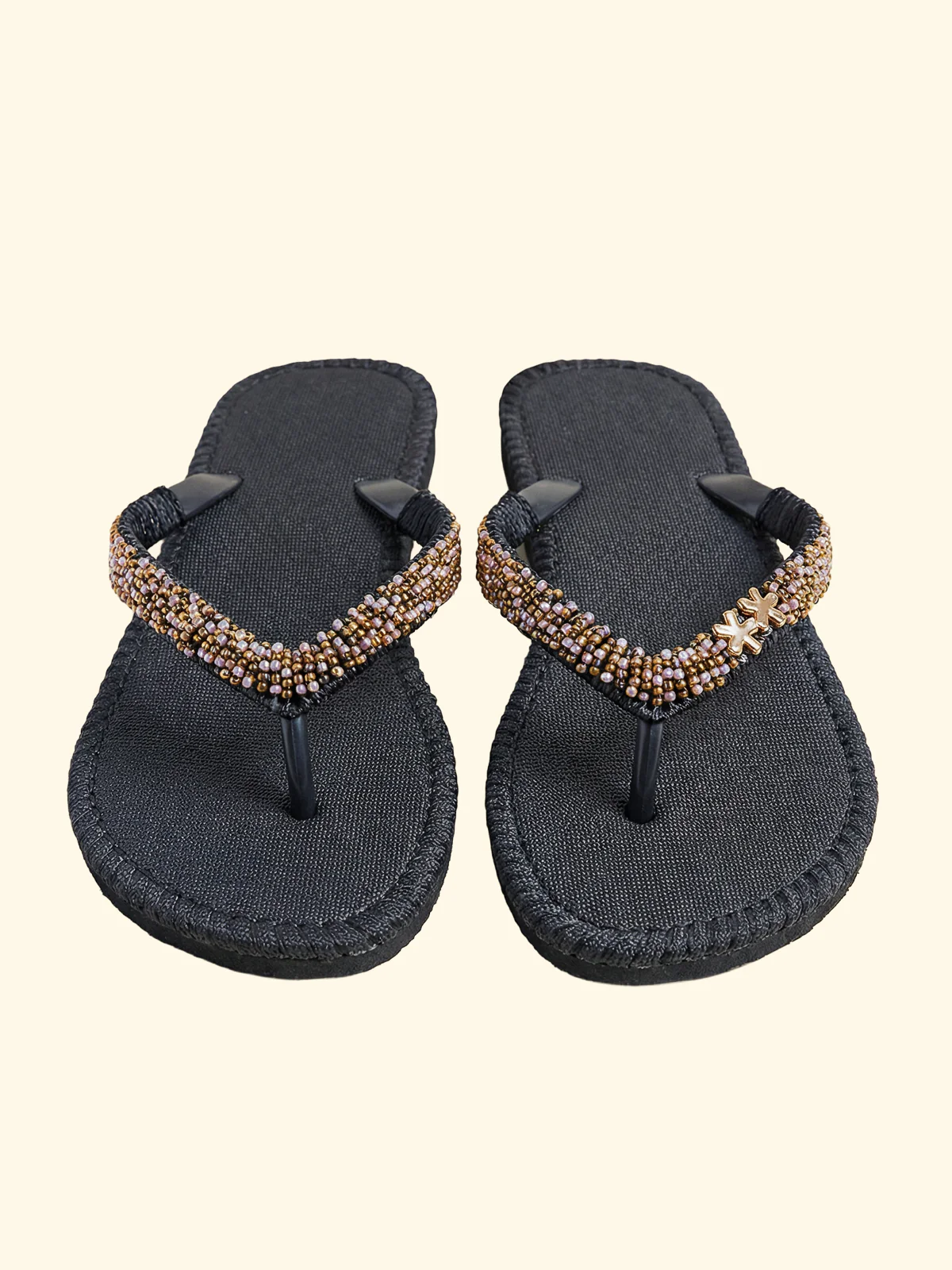 Infradito Donna F**K Gold SW0304-BK - Image 2