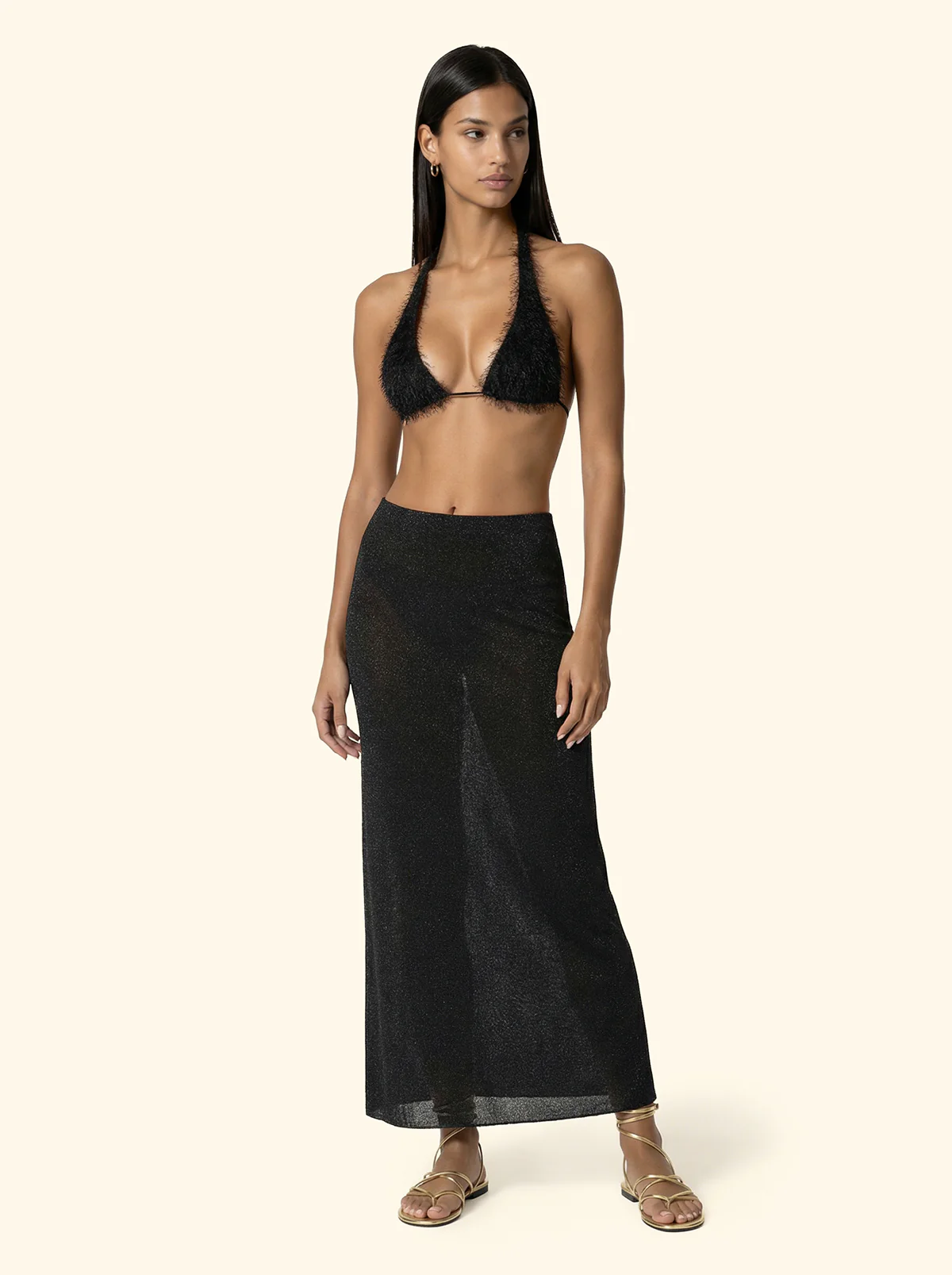 Gonna Lunga Donna F**K Nero SW1148-BK