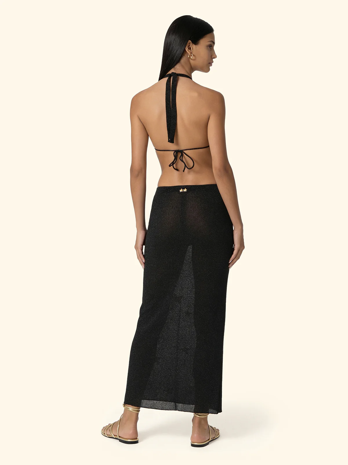 Gonna Lunga Donna F**K Nero SW1148-BK - Image 2