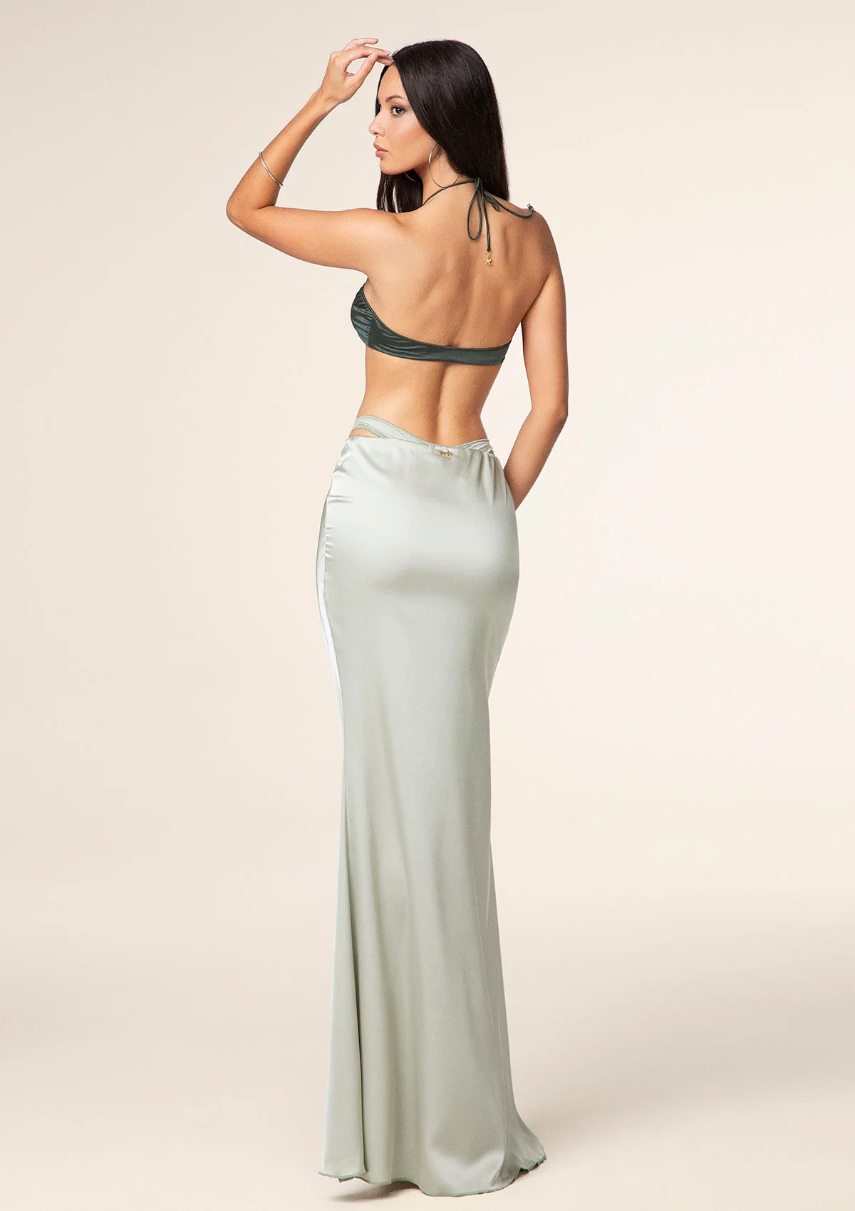 Gonna Lunga Donna F**K Verde 1373-LN - Image 2