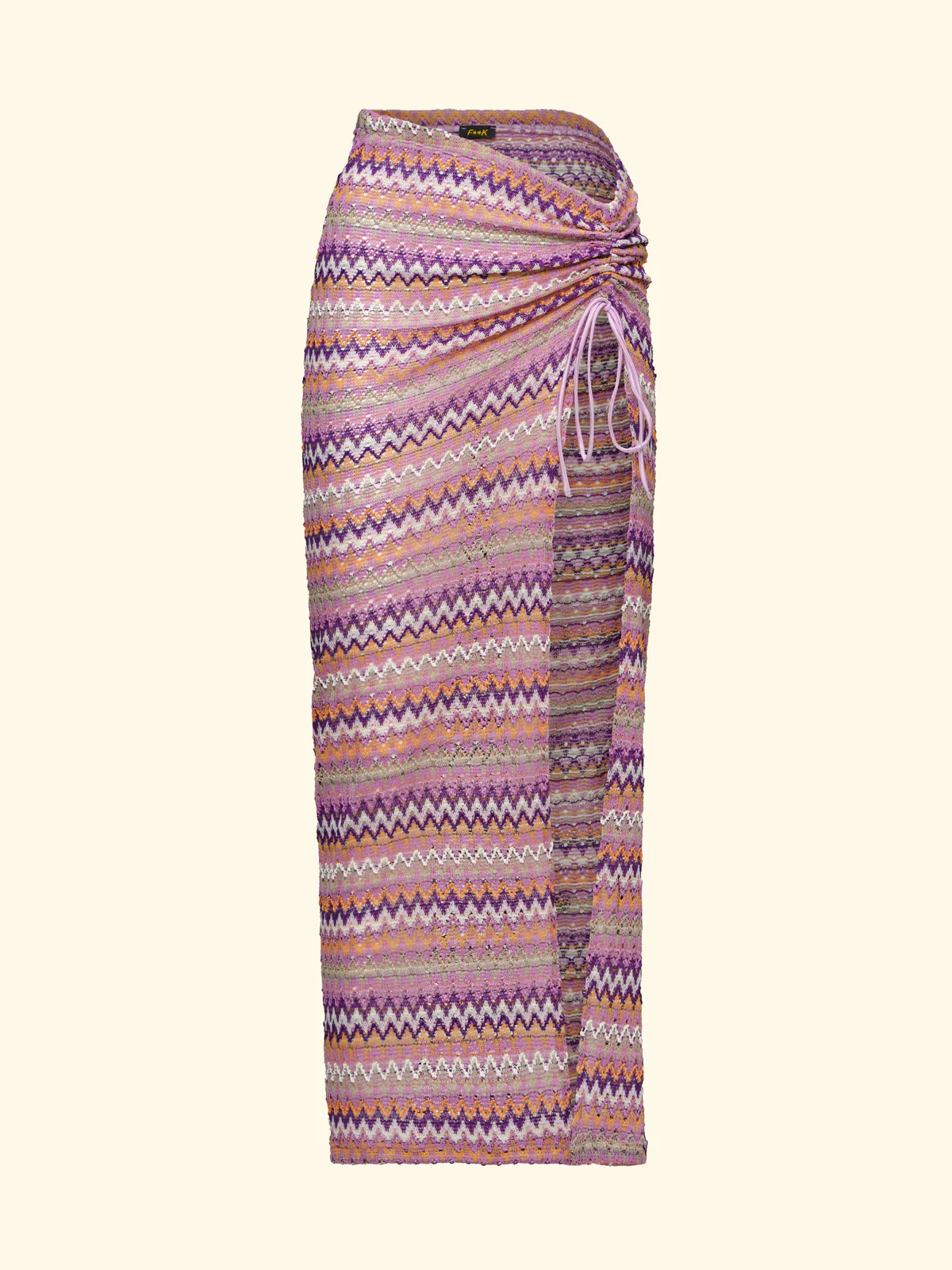 Gonna Lunga Donna F**K Multicolor SW0298-MC - Image 3