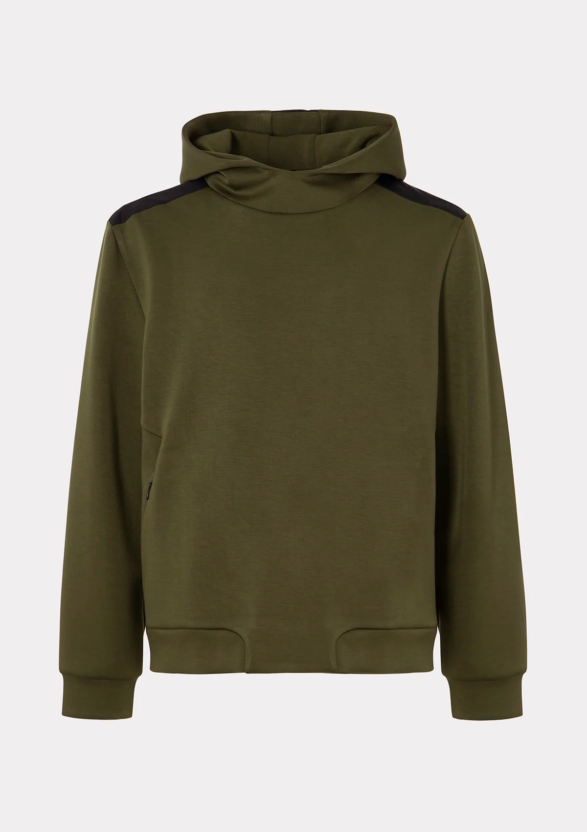 Felpa con Cappuccio Uomo F**K Verde Militare M3101-MG - Image 5