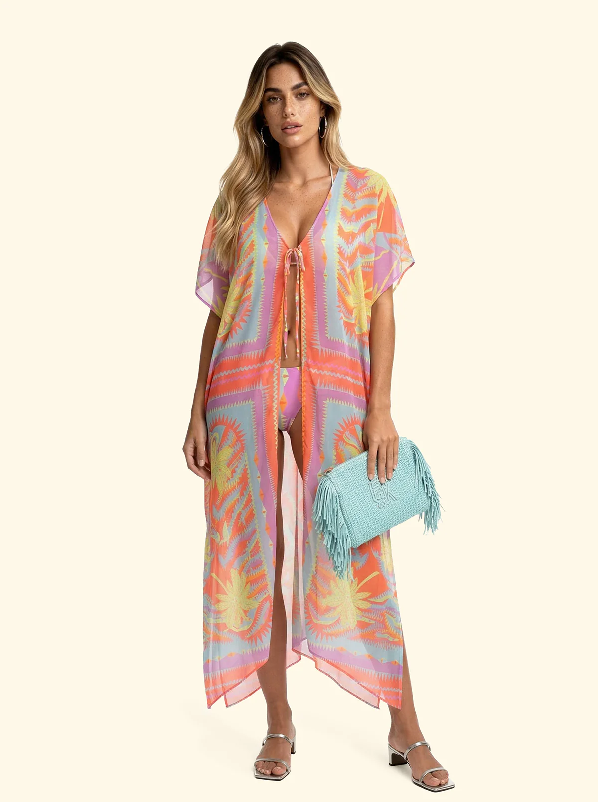 Kaftano Lungo Donna F**K Fantasia SW0306-X26