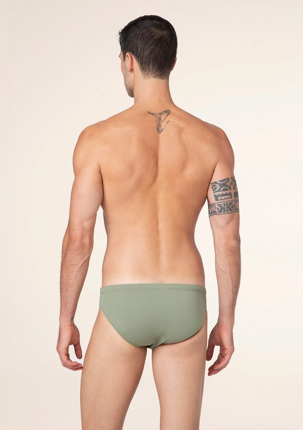 Slip Uomo F**K Verde Militare M01SU21-MG - Image 2