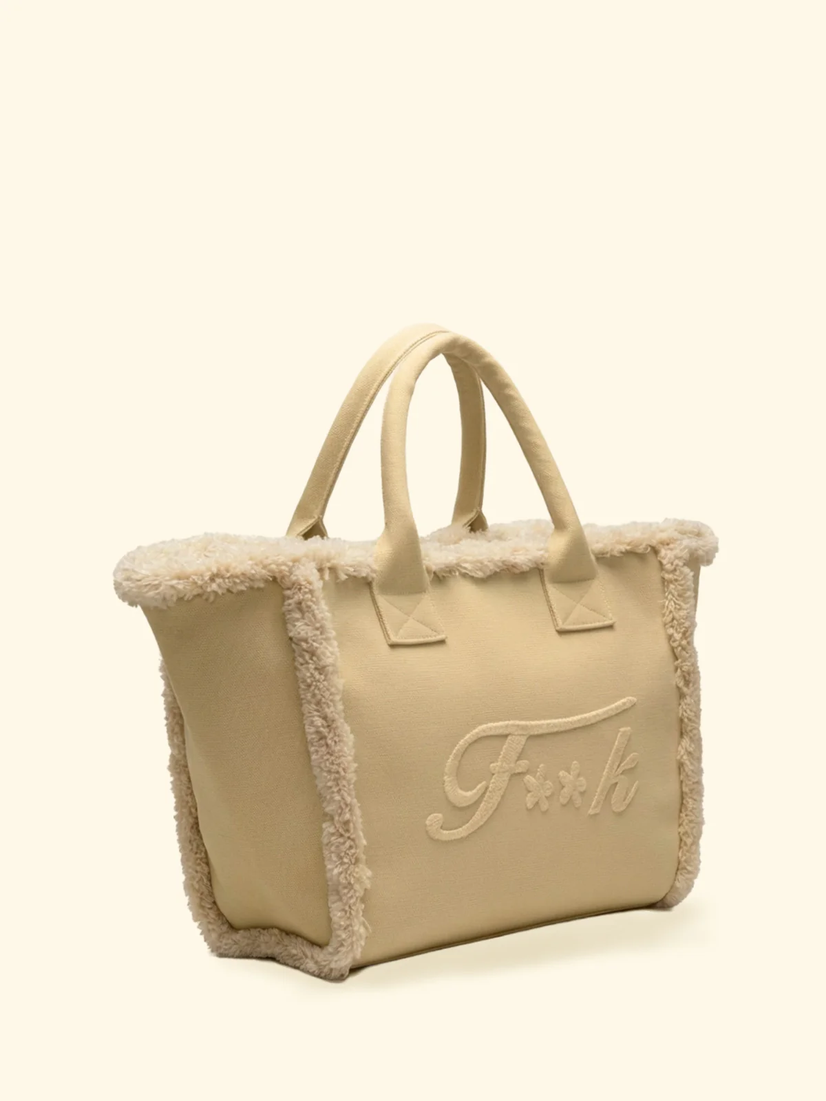 Maxi Bag Donna F**K Beige SW0110-BG - Image 2