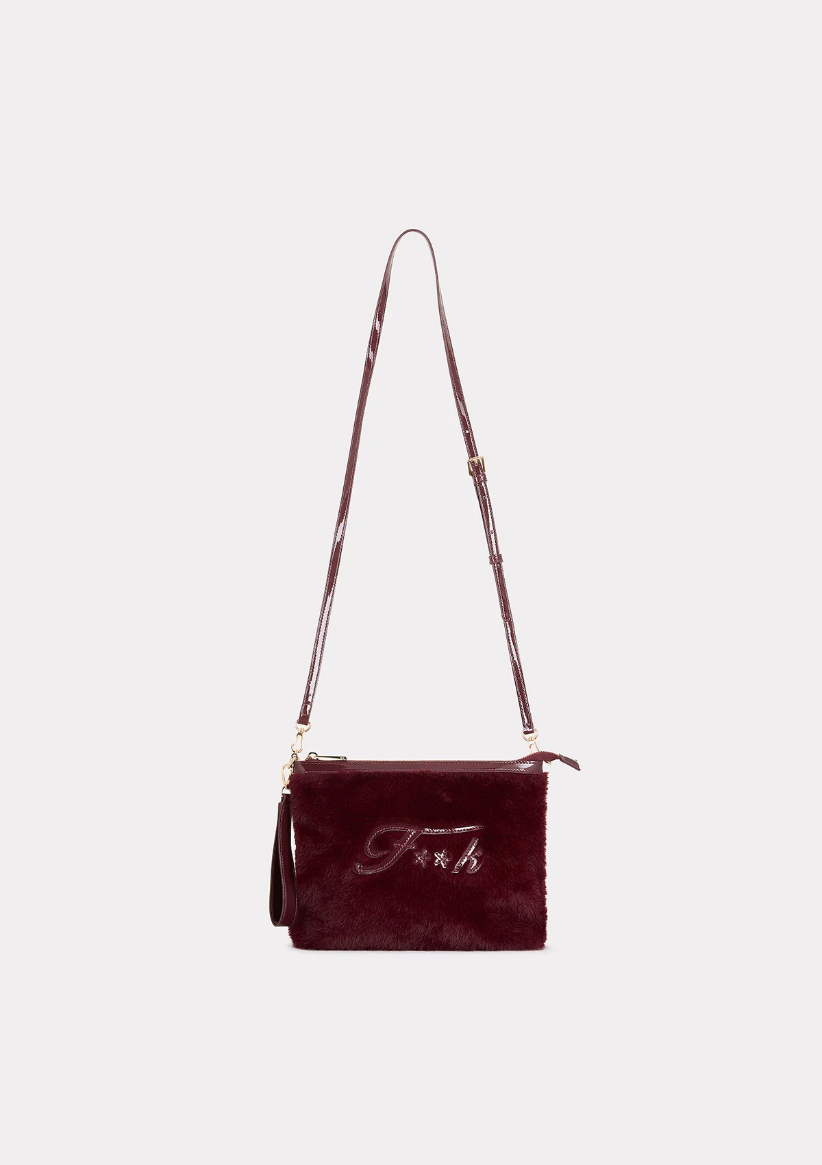 Maxi Pochette Donna F**K Bordeaux WW0205-BD - Image 2