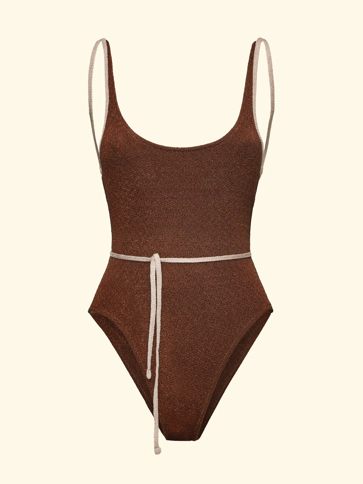 Monokini Donna F**K Marrone SW1113-BN - Image 3