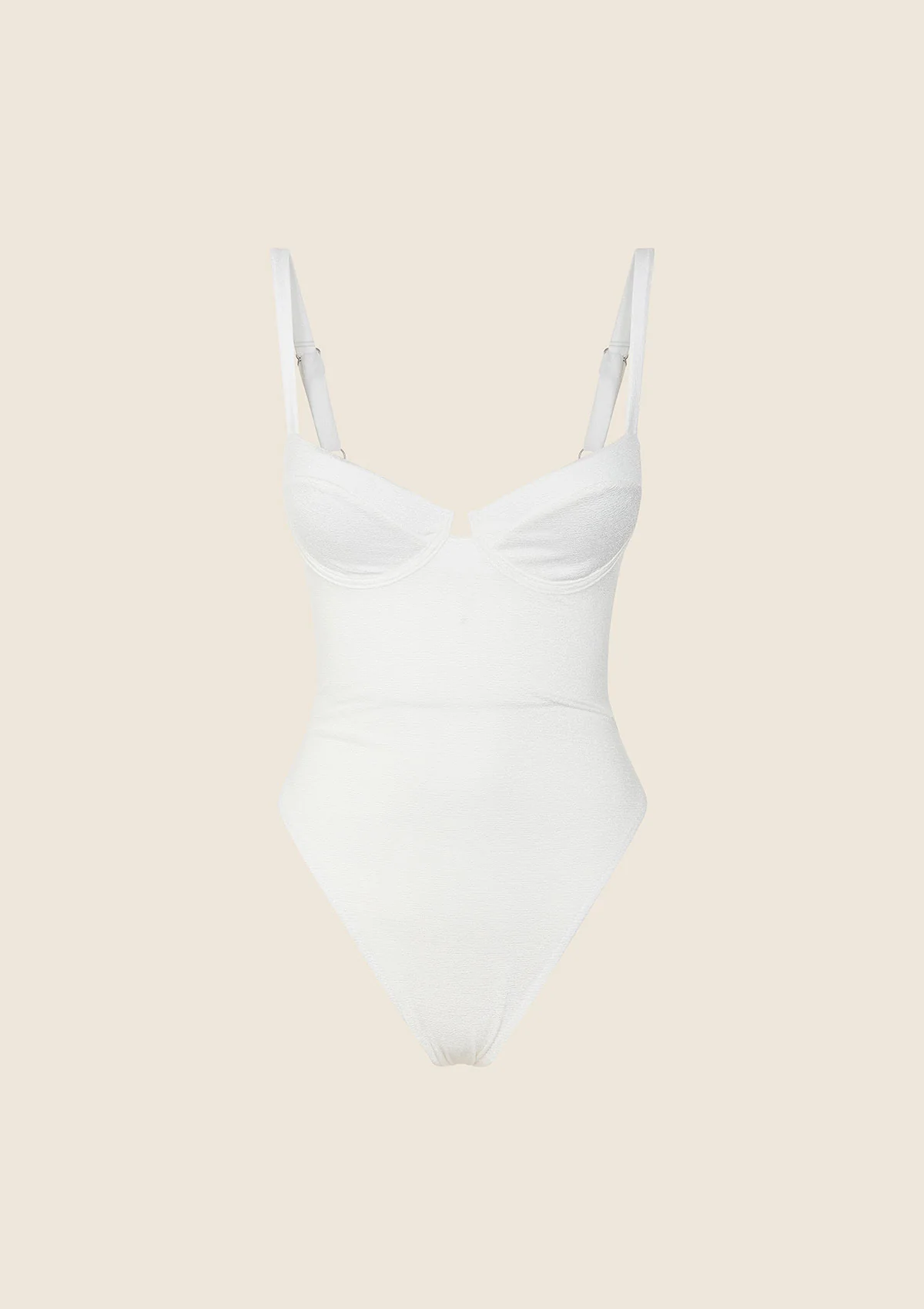 Monokini Donna con Ferretto F**K Bianco 1146-WH - Image 3