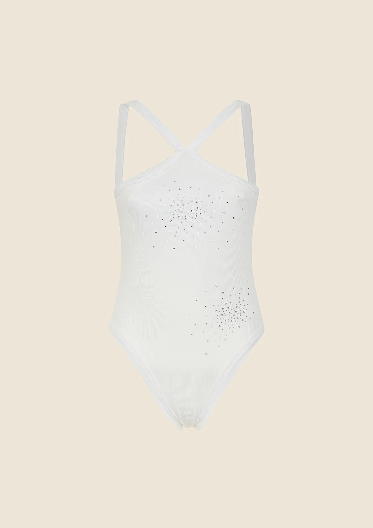 Monokini Donna F**K Bianco 0102-WH - Image 4