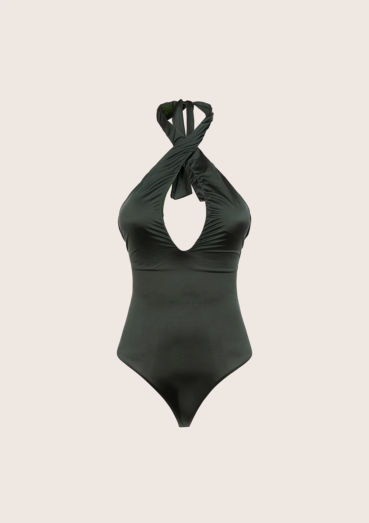 Monokini Donna F**K Verde Militare 1361-MG - Image 3