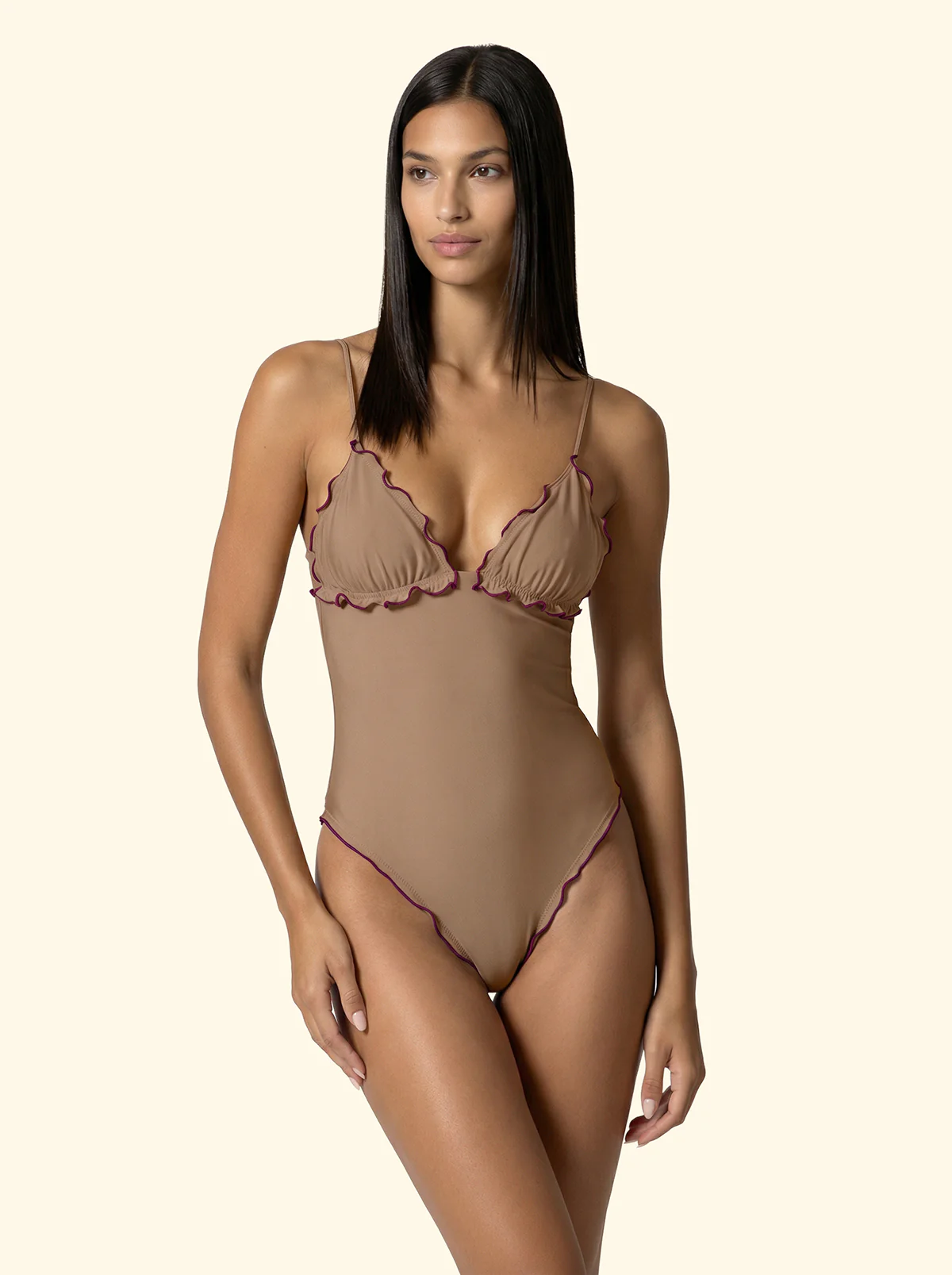Monokini Donna F**K Grigio SW1910-DG