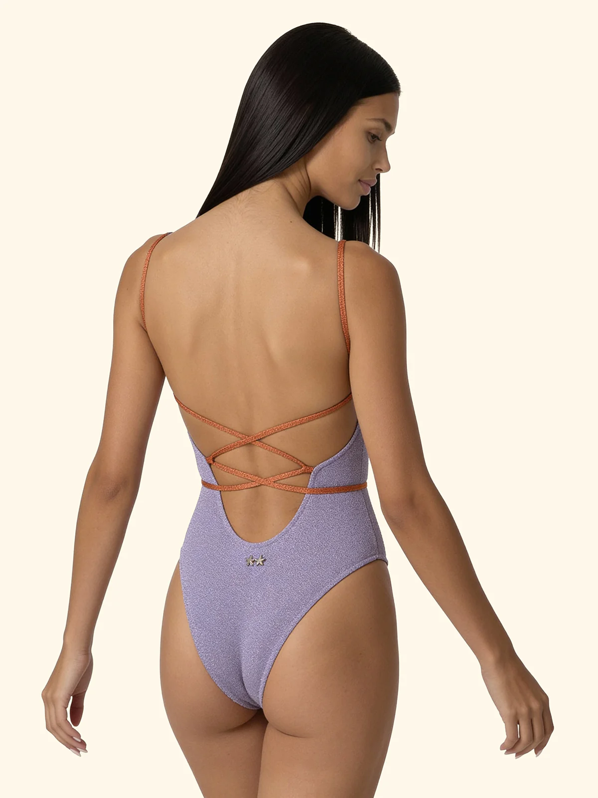 Monokini Donna F**K Lilla SW1113-LC - Image 2